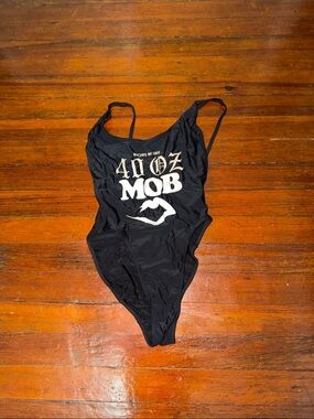 Married to the Mob x 40 oz Van swimsuit Sz. S